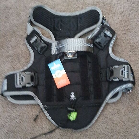 No Pull Dog Harness Heavy Duty Dog Harness with Handle and Poop Bag Hol… - Picture 2 of 10